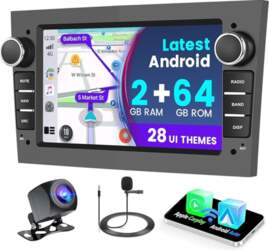 [2+64G] Android auto radio priekš Opel