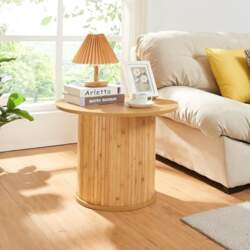 [en.casa] Ledepid Side Table Sofa