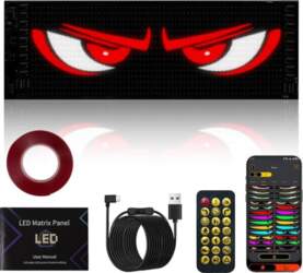 "Looklight Devil Eyes" elastīgais, programmējams