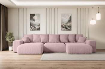 ALTDECOR Eskar-U Corner Sofa with Sleep