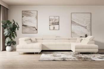 ALTDECOR GUSA-U Corner Sofa with Sleep