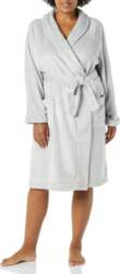 Amazon Essentials Damen Mittellanger Bademantel Plüsch