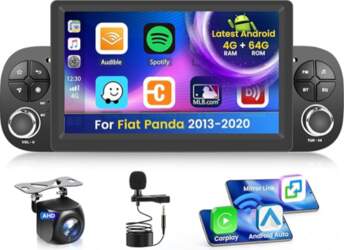 Android 15 Auto radio Fiat Panda