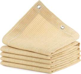 Awning Sun Protection Rectangular, Tear-Resistant HDPE