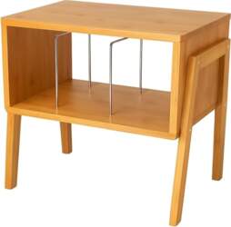 Bamboo Stackable Side Table Living Room