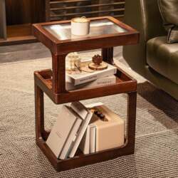 Bedside Table Made of Solid Pine