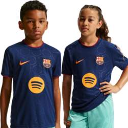 Bērnu krekliņš   FC Barcelona Third tumši