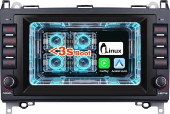 Bezvadu CarPlay un Android auto radio