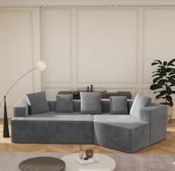 Boneless Couch, Corner Sofa with Sleep