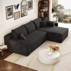 Boneless L-Shape Sofa Bed Modular -