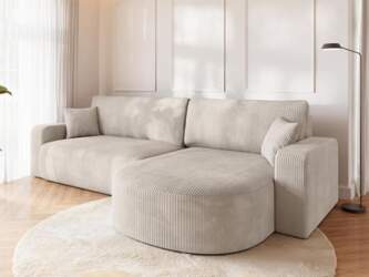BROMARKT Corner Sofa with Sleep Function