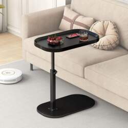 C-Shaped Side Table Height Adjustable with