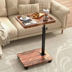 C Table Side Table Height Adjustable