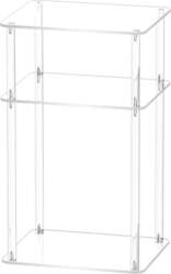 Clear Acrylic Side Table - Acrylic