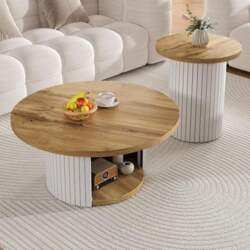 Coffee Table Double Round Large Side