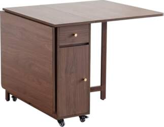 COMUHOME Extendable Folding Dining Table with