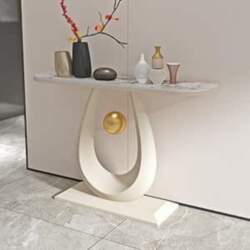 Console Sofa Table, Rock Panel with
