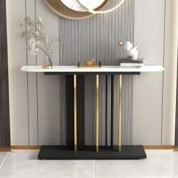 Console Table, Modern Carbon Console Table