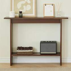 Console Table Wooden Console Table Shelf