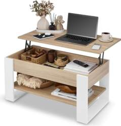 DefiPad Coffee Table Height Adjustable with
