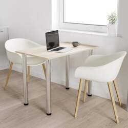 Dining Room Table with Chrome Legs