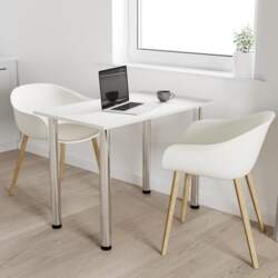 Dining Room Table with Chrome Legs