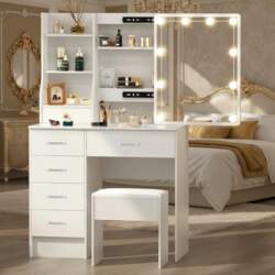 Dressing Table Set with Lighting and