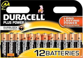 Duracell Plus AA sārmu baterijas LR6