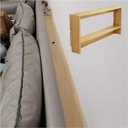 ERRULAN Shelf behind sofa, narrow console