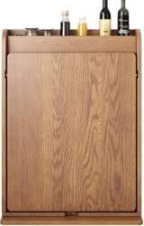 Extendable Solid Wood Table with Storage
