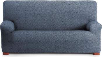 Eysa 3D Sofa Throw, Lycra, Blue