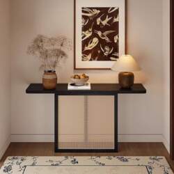 Farmhouse Console Table Marble Console for