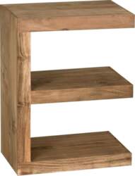 FineBuy Side Table Solid Wood E