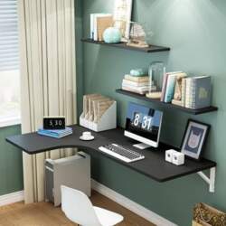 Floating Wall Mounted Folding Computer Desk