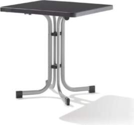 Folding boulevard table Sieger with Mecalit-PRO