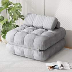 Folding Sofa Bed with Pillows, 5
