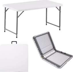Folding Table, Folding Desk Workstation, Rectangular