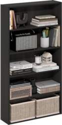Furinno Basic 5-Tier Open Shelf, Bookcase