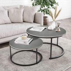 G-LEAF Set of 2 Round Side