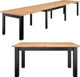 Gilberto Dining Table Extendable Wood Beech