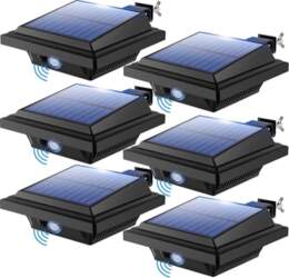 Gutter Solar Light ar kustības sensoru