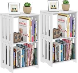HAYOFAMY 3-Tier Side Table, Bedside Table