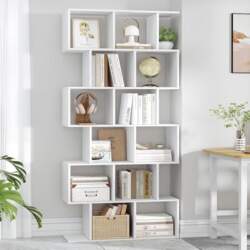 HEXCELEN 6 Tier Bookcase Bookcase with