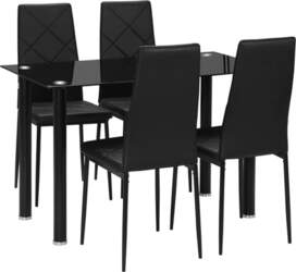 HOMCOM Dining Table Set with 4