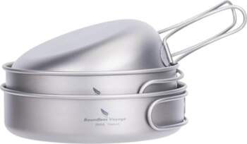 IBasingo Titanium Pot Pan Set Hanging