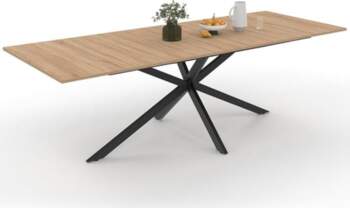 IDMarket - ALIX Extendable Rectangular Dining