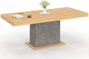 IDMarket - Extendable Dining Table Rectangular