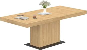 IDMarket - Extendable Dining Table Rectangular
