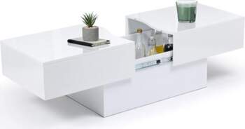 IDMarket - Marta Rectangular Extendable Coffee