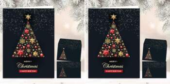 Izdevums Colibri 10 Weihnachtskarten: (11133) (Packung